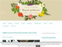 Tablet Screenshot of blogdejardineria.com